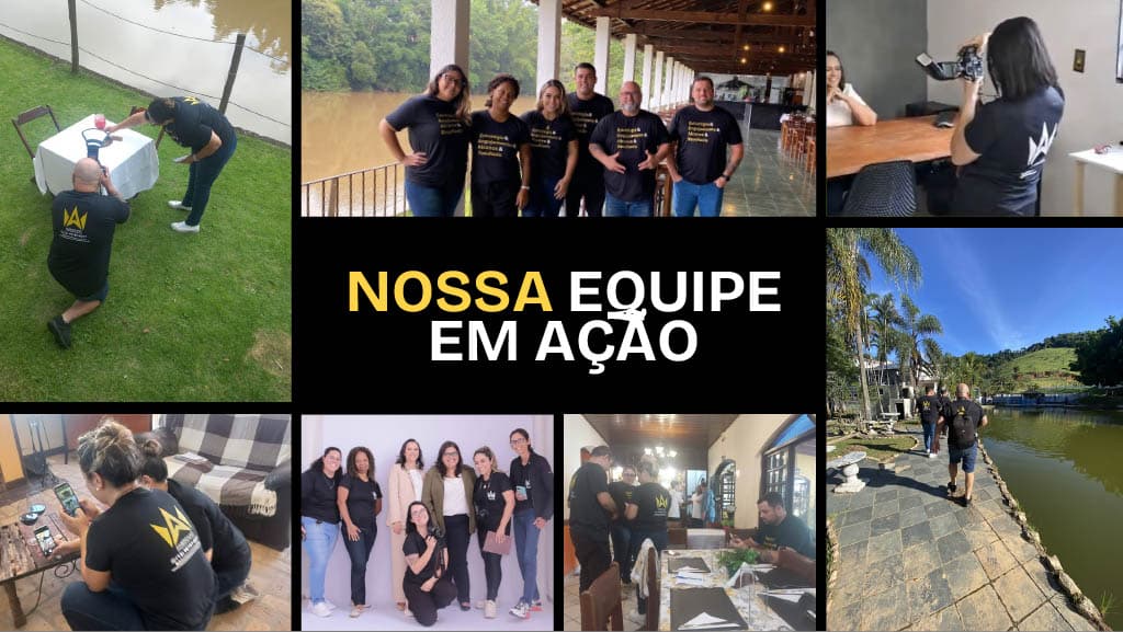 Equipe Americano Empresarial em ação nos clientes
